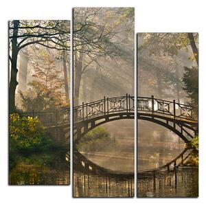 Obraz na plátně - Starý most - čtverec 3139C (75x75 cm)