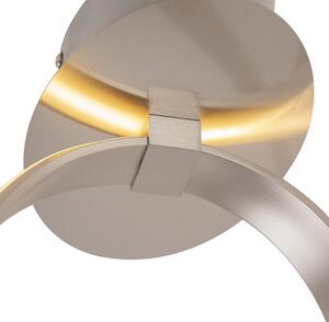 Designové stropní svítidlo ocelové stmívatelné vč. LED - Viola Due