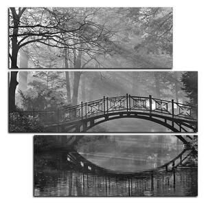Obraz na plátně - Starý most - čtverec 3139QD (75x75 cm)