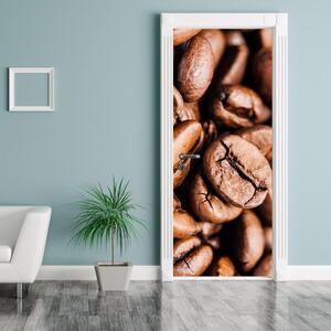 Fototapeta na dveře - Zrnka kávy (95x205cm)