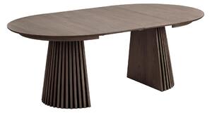 Kulatý rozkládací jídelní stůl s deskou v dubovém dekoru ø 120 cm Osaka – House Nordic 4