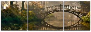 Obraz na plátně - Starý most - panoráma 5139C (150x50 cm)