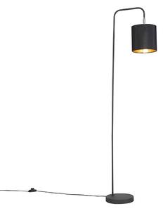 Moderní stojací lampa černá - Lofty