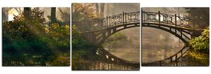 Obraz na plátně - Starý most - panoráma 5139D (150x50 cm)
