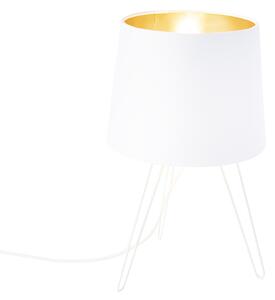 Moderní stolní lampa bílá - Lofty