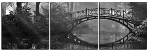 Obraz na plátně - Starý most - panoráma 5139QB (90x30 cm)