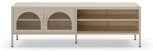 Krémový TV stolek 160x50 cm Diora – Marckeric