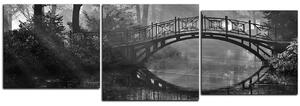 Obraz na plátně - Starý most - panoráma 5139QE (150x50 cm)