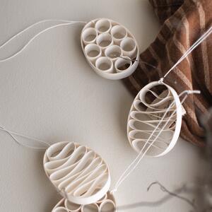 DBKD Papírová ozdoba Paper Egg - Wave DK390