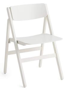 HAY Skládací židle Backflip, cream white lacquered beech