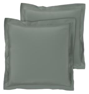 Livarno® Saténový potah na polštář, 60 x 50 cm, 2 kusy (zelená) (100406791004)