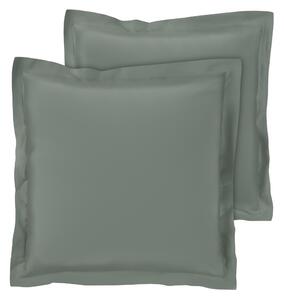 Livarno® Saténový potah na polštář, 60 x 50 cm, 2 kusy (zelená) (100406791004)