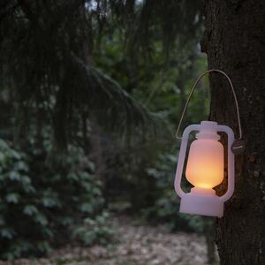 Stolní lampa s efektem bílého plamene 22 cm - Storm Mini