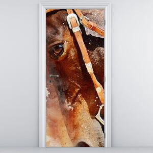 Fototapeta na dveře - kůň (95x205cm)