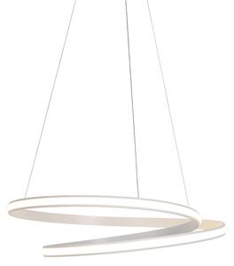 Moderní závěsná lampa bílá 74cm včetně LED 3 stupňové stmívatelné - Rowan