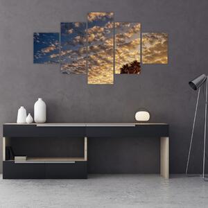 Obraz - Palmy mezi mraky (125x70 cm)