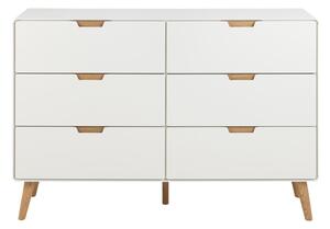 Bílá komoda 135x90x40 cm Lowell – Actona