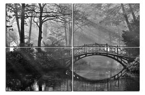 Obraz na plátně - Starý most 1139QE (90x60 cm)