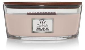 Vonná svíčka WoodWick - Vanilla / Sea Salt 454 g