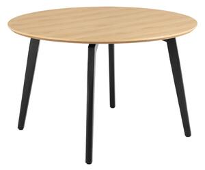 Kulatý jídelní stůl s deskou v dubovém dekoru ø 120 cm Cadiz – Actona