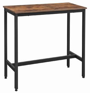 BAROVÝ STŮL, hnědá, černá, 100/40/90 cm Boxxx - Barové stoly, Online Only