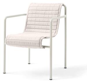 HAY Textilní podsedák Palissade Dining Armchair quilted cushion, cream white