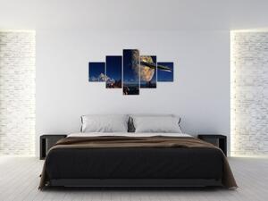 Obraz - Přílet mimozemšťanů (125x70 cm)