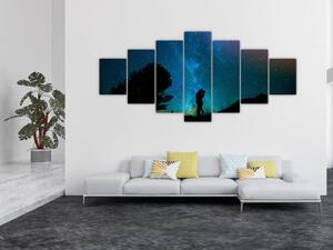 Obraz - Setkání pod hvězdami (210x100 cm)