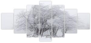 Obraz - Bílá zima (210x100 cm)