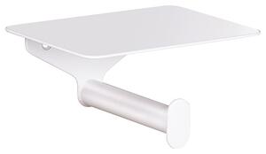 Bemeta Design ORGANIC WHITE: Držák toaletního papíru, s poličkou - 167112154