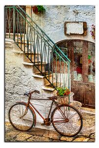 Obraz na plátně - Stará ulice v Itálii - obdélník 7153A (60x40 cm)