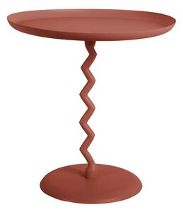 Kovový kulatý odkládací stolek ø 40 cm Zig Zag – Leitmotiv