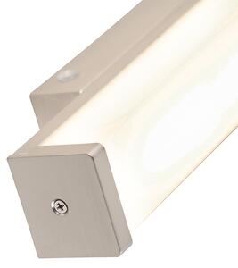 Koupelnové nástěnné svítidlo ocelové 32 cm včetně LED IP44 - Cascada