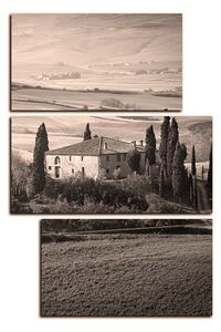 Obraz na plátně - Italská venkovská krajina - obdélník 7156QC (120x80 cm)
