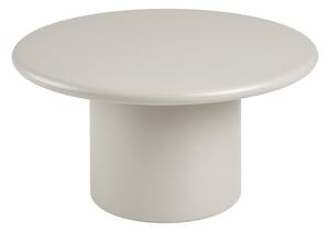 Krémový kulatý konferenční stolek ø 80 cm Nagano – House Nordic