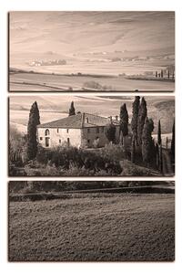 Obraz na plátně - Italská venkovská krajina - obdélník 7156QB (90x60 cm )