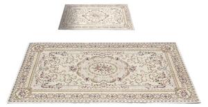 Hnědo-béžové koupelnové předložky v sadě 2 ks 60x100 cm – Foutastic