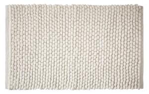 Bílá koupelnová předložka 50x80 cm Aspen Bobble – Bianca
