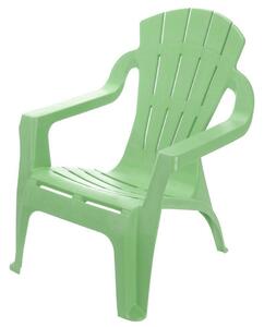 Dětská plastová židlička Riga zelená, 33 x 44 x 37 cm