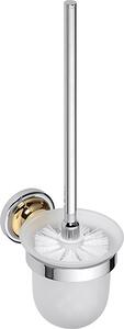 Bemeta Design RETRO gold-chrom: WC štětka, na pověšení, sklo - 144213018