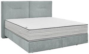 POSTEL BOXSPRING, 180/200 cm, světle modrá Dieter Knoll - Manželské postele