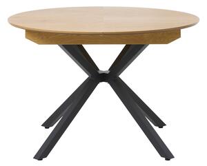 Kulatý rozkládací jídelní stůl s přídavnou deskou ø 120 cm Cesura – Unique Furniture