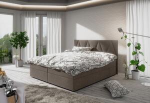 Čalouněná postel LAKE 3 + rošt + matrace, 140x200, cosmic16