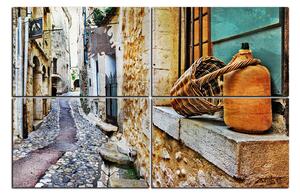 Obraz na plátně - Stará středomořská ulice 1151E (90x60 cm)
