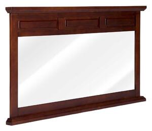 Sob nábytek - Velké hnědé zrcadlo dřevěné Bradford 160x86 - F010013219