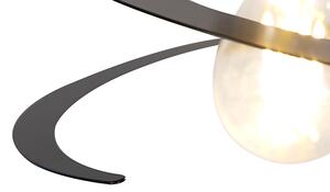 Designová závěsná lampa se spirálovým stínidlem 20 cm - Scroll