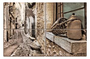 Obraz na plátně - Stará středomořská ulice 1151FE (90x60 cm)