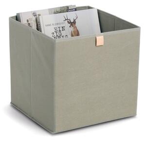 Zeller Present Úložný box, kostka, do čtvercový knihoven WOVEN 32x32x32, khaki