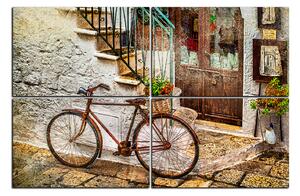 Obraz na plátně - Stará ulice v Itálii 1153E (150x100 cm)