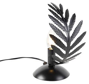 Vintage stolní lampa malá černá - Botanica